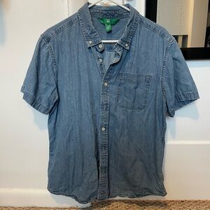 Dip Blue Casual Button Down Shirt